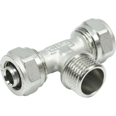 Tycner Schraub-T-Stück PEX 16 x 1/2'' x 16 Außengewinde (1/2)