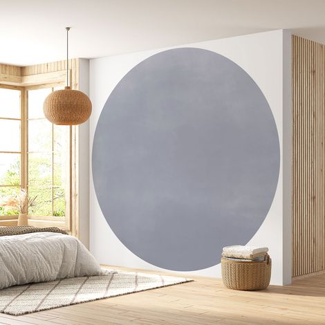 Papier peint rond / cercle - Couleur Tendance - 642 - Diamètre 30 cm (1/4)