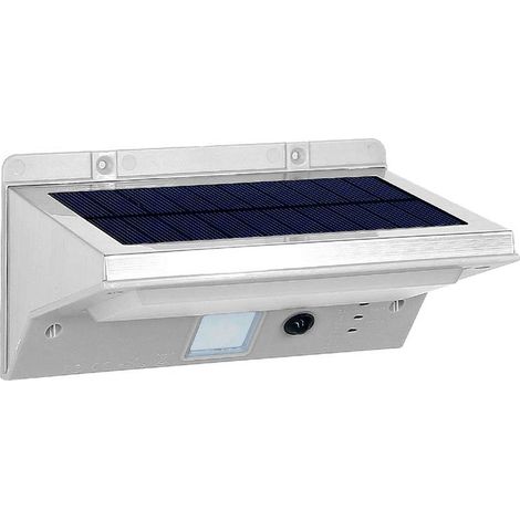 Applique murale solaire – Lumière blanc froid 250 lumens – 21 LEDs – Détecteur de mouvement – Autonomie 8-12h – IP44 résistant UV – (1/5)