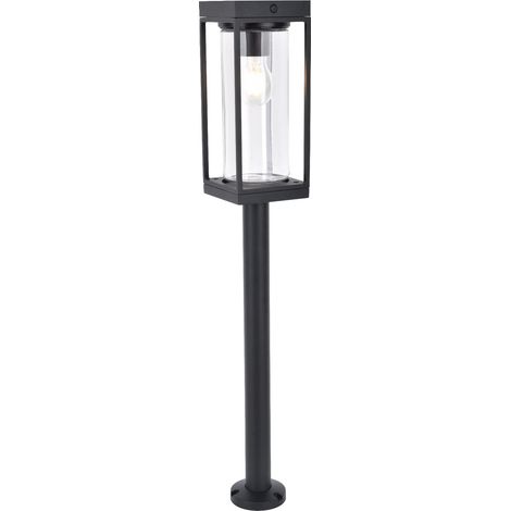 Paletto lampada da giardino solare Lutec FLAIR nero (1/5)