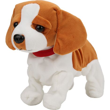 Chien Jouet Éducatif avec Télécommande Sonore, Animal Simulé Mignon et Mobile, 22x26 cm (1/5)