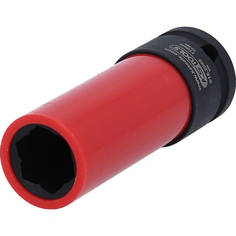 Kstools – Douille à chocs profilé pour jantes aluminium Mercedes – Longueur 86mm – Diamètre 26mm – Carré 1/2' – Revêtement plastique interchangeable (1/5)
