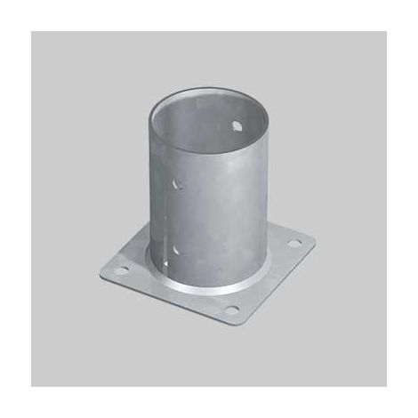 supporto a pavimento per pali tr2 ø 80x150h - base 150 mm