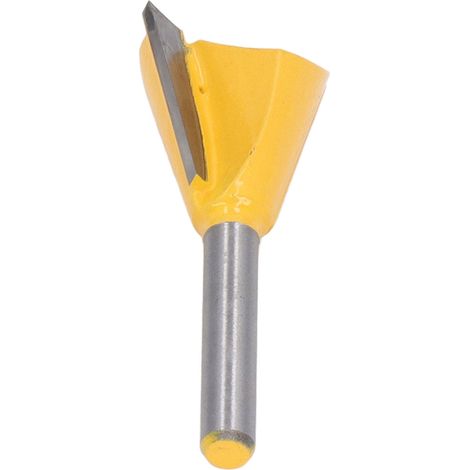 Schwalbenschwanzfräser für Holz, 1/4" Schaft, Wolframkarbid, 1/4 x 1 Schnitt, für Oberfräse und Spindelformmaschine, präzises bündiges Trimmen, langlebiges Werkzeug. (1/5)