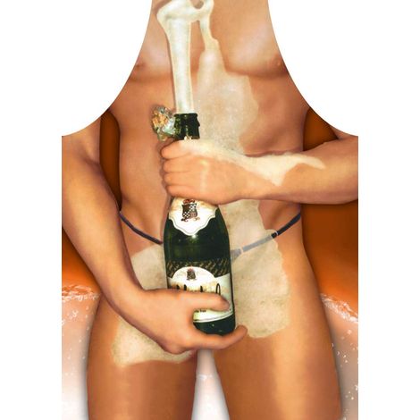 Sexy Küchenschürze Champagner F08