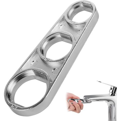 1 Clé À Barboteuse M16,M18,M20,M22,M24,M28 Alliage De Zinc Pour Aérateur Robinet Cuisine Salle De Bain