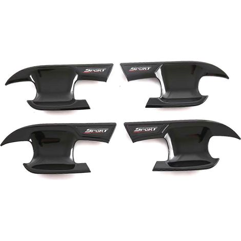 Passend für 24 Subaru Leopard und Subaru Crosstrek Rückspiegelgriff Türgriffmulde und andere Außendekorationen – Türgriff glänzend schwarz (1/5)