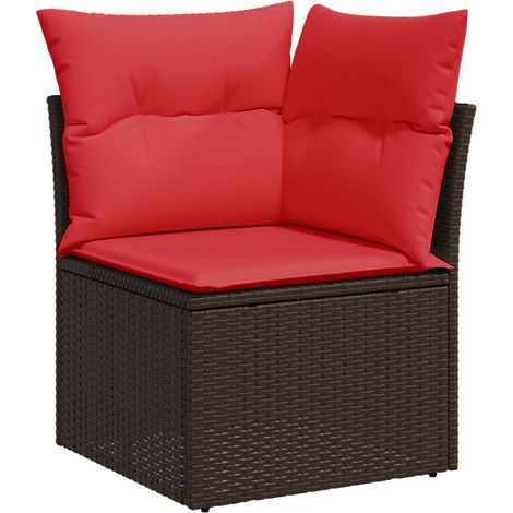 Maison Exclusive -  Divano da giardino  Marrone 62 x 62 x 69 cm Poly Rattan (1/5)