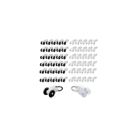 Lot de 40 Rouleau Planeur de Rideau, Glisseur Rail Silencieux Draperie Coulissant, pour Rideau de Fenêtre et Douche-Crezuo