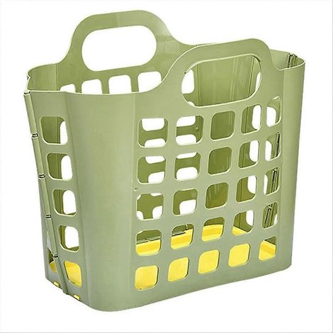Linge panier plastique pliable rangement panier mural Dirty vêtements rangement panier pliable plastique linge panier (1/5)