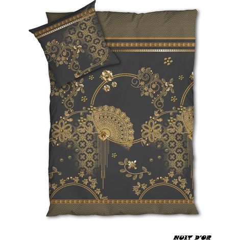 Parure de drap 1 place Microfibres - Nuit D'or