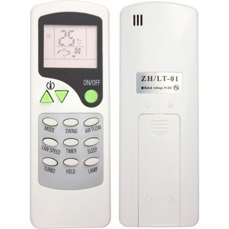 Ersatzfernbedienung für die Klimaanlage ZH LT 01 mit einfacher Tastenbedienung und stabiler Übertragung. (1/5)