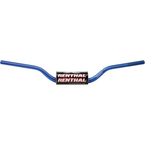 Manillar Renthal Fatbar MX de 28,6 mm azul KTM High 1.1/8 con esponja (1/5)
