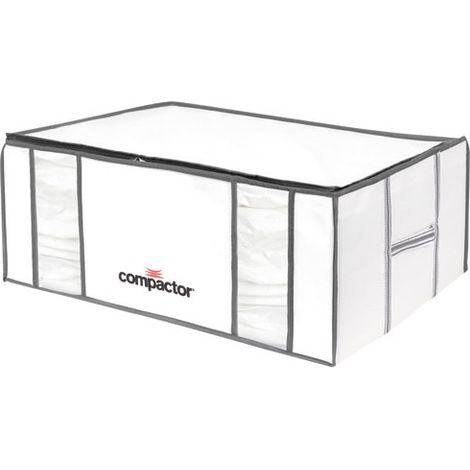 Housse de rangement sous vide XXL 210L – Semi-rigide – Protection contre l'humidité et les acariens – Compression jusqu'à 75% – Compactor