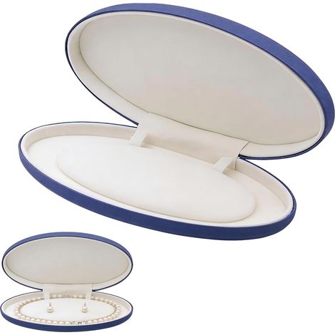 Boîte Cadeau De Rangement Pour Collier De Perles En Velours (1/5)
