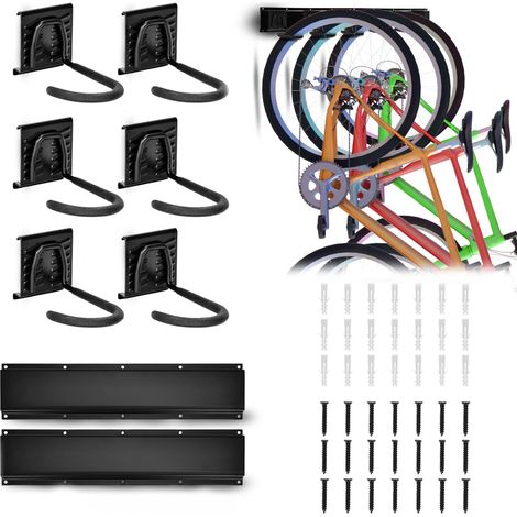 Supporto da parete per bicicletta Heckermann RF-19028 a 6 posizioni (1/5)