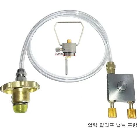 Adaptateur pour bouteille d'extincteur de réchaud de camping, adaptateur de recharge de propane, réservoir de gaz liquéfié M24x1,5, équipement de camping, réchauds de cuisine portables (1/5)