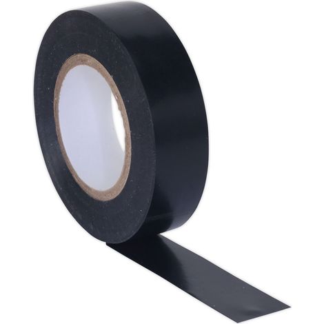Sealey PVC Insulating Tape 19mm x 20m Black Pack of 10 ITBLK10 (1/3)