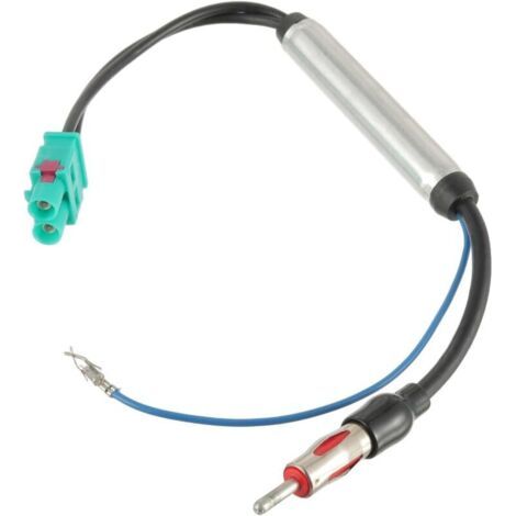 Adaptateur D'antenne Double Fakra Z vers DIN pour Véhicule Récepteur Unité de Tête Stéréo Autoradio de Voiture de Véhicule (1/5)