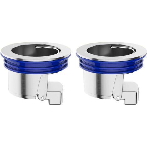Anti-odor valve, 2 non-return shower plugs, self-closing anti-odor floor drain, suitable for floor drains with a diameter of 33-42 mm (1/5)