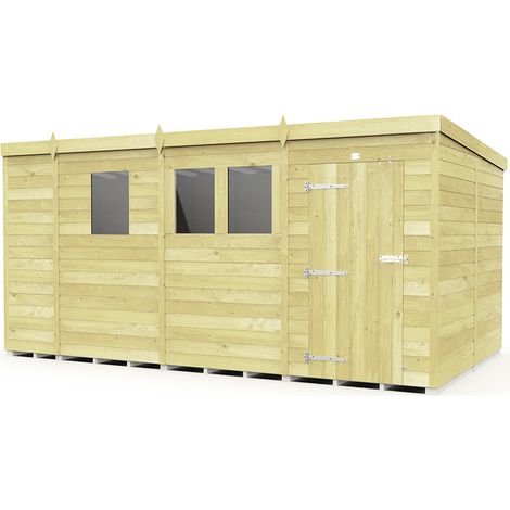 13 x 8 Pent Shed