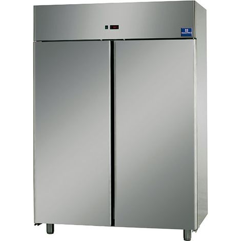 Congélateur 1200 litres en inox, -18°/-22°C DOMSYSTEM 1520x700x2030 mm - VIRTUS