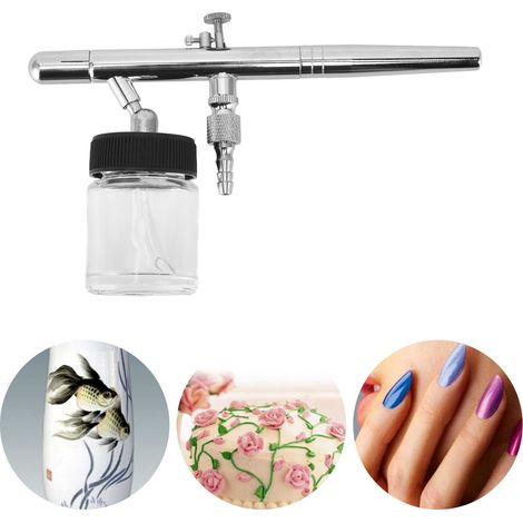 Kit de peinture aérographe avec mini pistolet à air comprimé pour peinture artistique et beauté (1/5)