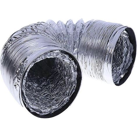 Tuyau de ventilation flexible en PVC et aluminium de 100 mm (4 pouces) (1/5)
