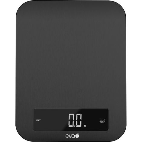Bilancia da Cucina Digitale Color Antracite 10 kg div.1 g Eva Collection (1/2)
