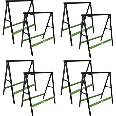 8x Klappbock Sägebock Arbeitsbock klappbar 2er Sets Traglast 200 kg/Paar Gerüstbock (1/5)