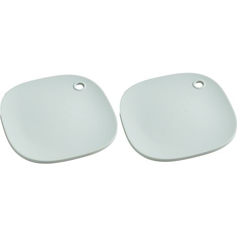 2 pièces sous-plat en silicone, carrés, résistants à la chaleur, pour intérieur et extérieur (1/5)