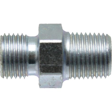 Gerader Hydraulikanschluss GA G3/8" x R1/4" 32,5 mm (1/2)