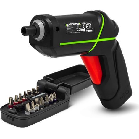 Tournevis rechargeable 4V lithium avec accessoires - 4.5Nm - Constructor (1/5)