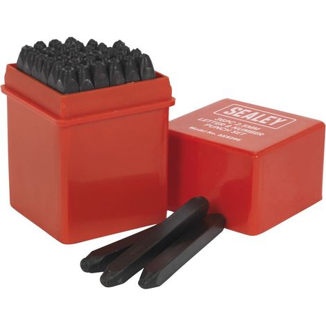 Sealey Letter & Number Punch Set 2.5mm 36pc AK8296 (1/5)