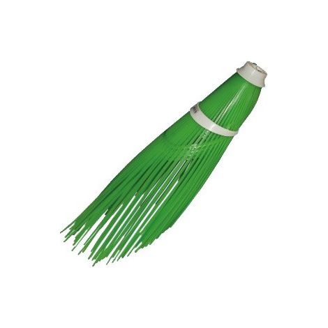 Escoba Brixo PP con cerdas 58 cm – Corte inclinado – Mango ajustable Ø25 mm