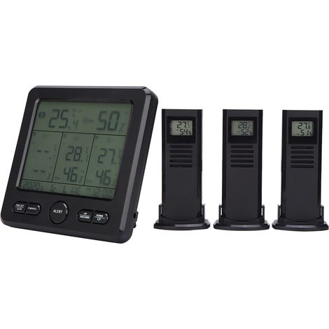 Digitale drahtlose Wetterstation mit Thermometer TS-6210 – ein Gerät zur Messung der meteorologischen Temperatur (1/5)