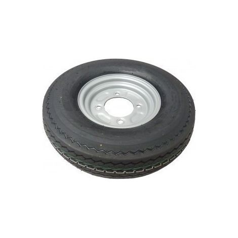 Imline – Roue de remorque 8' 480 x 8 – 4 trous 115 mm – Pneu renforcé 4 PLYS – Installation facile et rapide