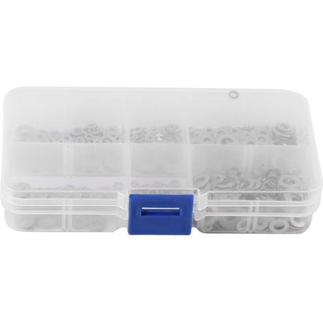 500 pièces kit joints plats inox M1.6 M2 M2.5 M3 M4 M5 (1/5)