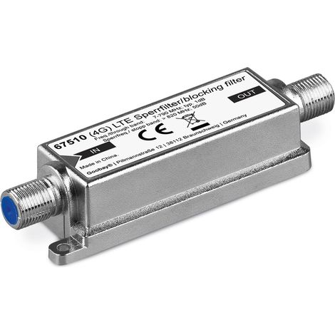 GOOBAY LTE(4G)-Sperrfilter für DVB-T, 2x F-Kupplung