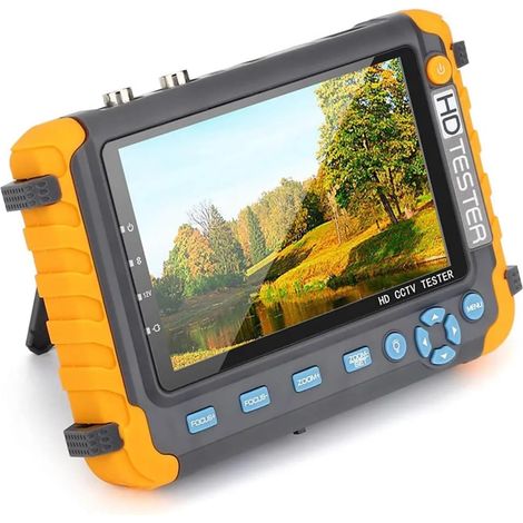 Testeur de vidéosurveillance prenant en charge la caméra IP Testeur De Vidéosurveillance IV8W 8MP ADH CVI TVI CVBS, Testeur De Caméra 4 En 1, Testeur AHD, Sortie De Puissance D'entrée VGA, Outil De Te (1/5)