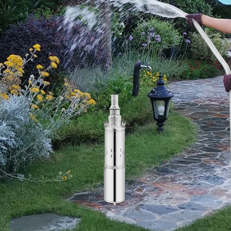24V 200W Solar Tiefbrunnenpumpe Brunnenpumpe Rohrpumpe Tauchpumpe Garten 1.5m3/h (1/5)