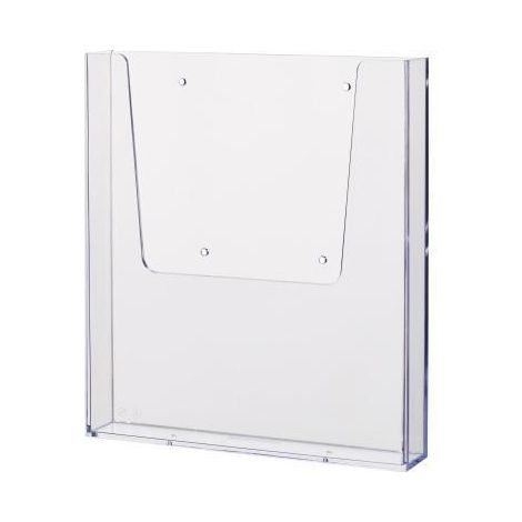 helit Wandprospekthalter H2350202 A4 1Fach PS transparent (1/4)