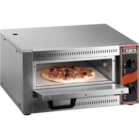Four à Pizza - 1 Pizza - 330 mm - 300°C - 2.5 kW - Acier Inoxydable - PALERMO 1 - Saro