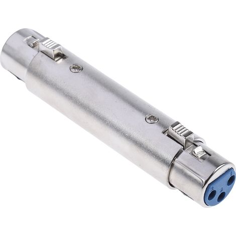 Adaptateur audio et vidéo RS PRO Droit, XLR Femelle vers XLR Femelle ( Prix pour 1 ) (1/3)