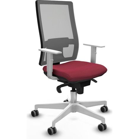 Piqueras y Crespo Silla Ergonómica granate de Oficina (1/3)