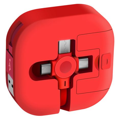 Magnetisches Typ-C-Ladegerät, 60 W, für Micro-USB-Anschlüsse, Schnellladefunktion, um 360° und 180° drehbar, 3-in-1-Datenübertragung (1/5)