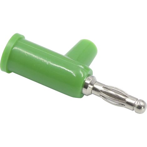 Schnepp FK 4105 GR Bananenstecker Stecker, gerade Stift-Ø: 4 mm Grün 1 St.