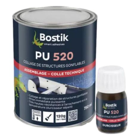 adesivo poliuretanico PU 520 indurente BOSTIK 750 ml