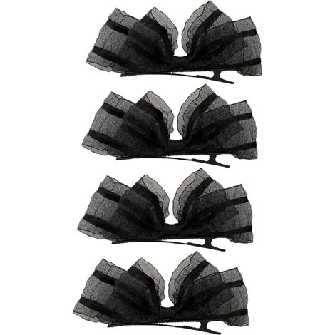 Lot De 4 Épingles À Cheveux En Dentelle Pour Femmes Élégantes Sûres Pour Les Événements Spéciaux (1/5)