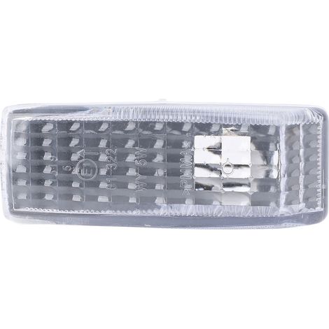 Housse d'indicateur latéral ABS Blanc avec fixation par clips, compatible pour Mercedes-Benz W124 W140 R129 - Article unique (1/5)